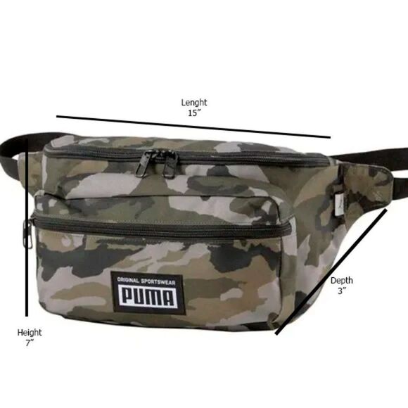 Puma academy waist bag forest night camo NWT - Picture 2 of 3